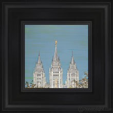 Load image into Gallery viewer, Salt Lake Temple Peace Open Edition Canvas / 6 X Black Frame Art
