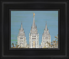 Load image into Gallery viewer, Salt Lake Temple Peace Open Edition Canvas / 8 X 10 Black Frame Art
