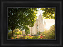 Load image into Gallery viewer, Salt Lake - The Lord Is My Light Open Edition Canvas / 12 X 18 Black Frame Art
