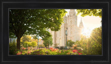 Load image into Gallery viewer, Salt Lake - The Lord Is My Light Open Edition Canvas / 15 X 30 Black Frame Art
