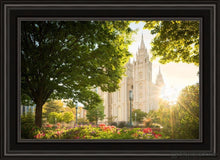 Load image into Gallery viewer, Salt Lake - The Lord Is My Light Open Edition Canvas / 20 X 30 Black Frame Art
