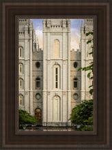 Load image into Gallery viewer, Salt Lake The Morning Breaks Open Edition Canvas / 12 X 18 Brown Frame Art
