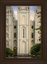 Load image into Gallery viewer, Salt Lake The Morning Breaks Open Edition Canvas / 20 X 30 Brown Frame Art
