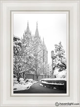 Load image into Gallery viewer, Salt Lake White Christmas Open Edition Canvas / 12 X 18 Frame Art
