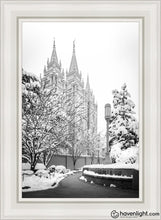 Load image into Gallery viewer, Salt Lake White Christmas Open Edition Canvas / 24 X 36 Frame Art

