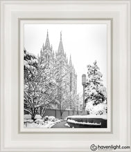 Load image into Gallery viewer, Salt Lake White Christmas Open Edition Canvas / 8 X 10 Frame Art
