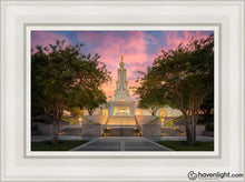 Load image into Gallery viewer, San Antonio Fiery Glow Open Edition Canvas / 12 X 18 White Frame Art
