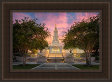 Load image into Gallery viewer, San Antonio Fiery Glow Open Edition Canvas / 14 X 21 Brown Frame Art

