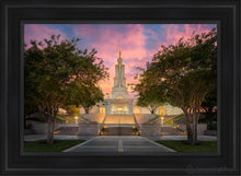 Load image into Gallery viewer, San Antonio Fiery Glow Open Edition Canvas / 24 X 36 Black Frame Art
