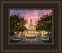 Load image into Gallery viewer, San Antonio Fiery Glow Open Edition Canvas / 8 X 10 Brown Frame Art

