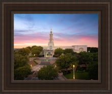 Load image into Gallery viewer, San Antonio Sky Open Edition Canvas / 11 X 14 Brown Frame Art
