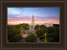 Load image into Gallery viewer, San Antonio Sky Open Edition Canvas / 14 X 21 Brown Frame Art
