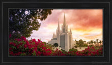 Load image into Gallery viewer, San Diego Flowers Open Edition Canvas / 15 X 30 Black Frame Art

