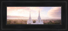 Load image into Gallery viewer, San Diego Morning Fog Aerial Open Edition Canvas / 6 X 18 Black Frame Art
