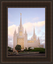 Load image into Gallery viewer, San Diego Pastel Open Edition Canvas / 11 X 14 Brown Frame Art
