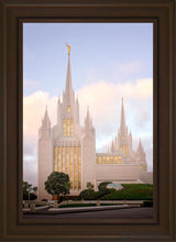 Load image into Gallery viewer, San Diego Pastel Open Edition Canvas / 20 X 30 Brown Frame Art
