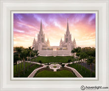 Load image into Gallery viewer, San Diego Sunrise From On High Open Edition Canvas / 11 X 14 White Frame Art
