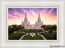 Load image into Gallery viewer, San Diego Sunrise From On High Open Edition Canvas / 12 X 18 White Frame Art
