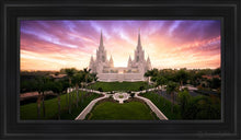 Load image into Gallery viewer, San Diego Sunrise From On High Open Edition Canvas / 15 X 30 Black Frame Art
