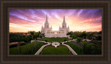 Load image into Gallery viewer, San Diego Sunrise From On High Open Edition Canvas / 15 X 30 Brown Frame Art
