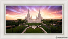 Load image into Gallery viewer, San Diego Sunrise From On High Open Edition Canvas / 15 X 30 White Frame Art
