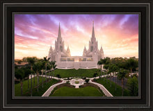 Load image into Gallery viewer, San Diego Sunrise From On High Open Edition Canvas / 20 X 30 Black Frame Art
