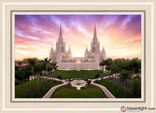 Load image into Gallery viewer, San Diego Sunrise From On High Open Edition Canvas / 20 X 30 White Frame Art
