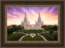 Load image into Gallery viewer, San Diego Sunrise From On High Open Edition Canvas / 36 X 24 Frame M 33 3/4 45 Art
