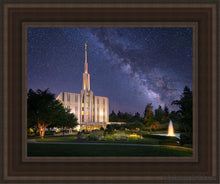 Load image into Gallery viewer, Seattle Celestial Open Edition Canvas / 11 X 14 Brown Frame Art
