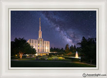 Load image into Gallery viewer, Seattle Celestial Open Edition Canvas / 24 X 36 White Frame Art
