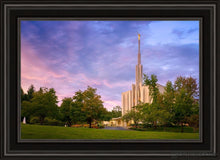 Load image into Gallery viewer, Seattle Evening Panorama Open Edition Canvas / 20 X 30 Black Frame Art
