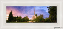Load image into Gallery viewer, Seattle Evening Panorama Open Edition Canvas / 6 X 18 White Frame Art
