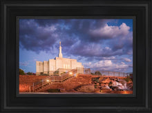 Load image into Gallery viewer, Snowflake Stairway To Heaven Open Edition Canvas / 12 X 18 Black Frame Art
