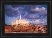 Load image into Gallery viewer, Snowflake Stairway To Heaven Open Edition Canvas / 24 X 36 Black Frame Art
