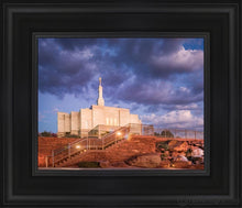 Load image into Gallery viewer, Snowflake Stairway To Heaven Open Edition Canvas / 8 X 10 Black Frame Art
