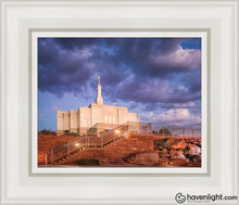 Load image into Gallery viewer, Snowflake Stairway To Heaven Open Edition Canvas / 8 X 10 White Frame Art
