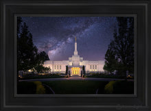 Load image into Gallery viewer, Spokane Celestial Open Edition Canvas / 14 X 21 Black Frame Art
