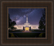 Load image into Gallery viewer, Spokane Celestial Open Edition Canvas / 8 X 10 Brown Frame Art

