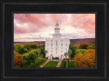 Load image into Gallery viewer, St. George Aerial Open Edition Canvas / 12 X 18 Black Frame Art
