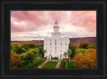Load image into Gallery viewer, St. George Aerial Open Edition Canvas / 24 X 36 Black Frame Art
