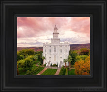 Load image into Gallery viewer, St. George Aerial Open Edition Canvas / 8 X 10 Black Frame Art
