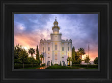 Load image into Gallery viewer, St. George Afterglow Open Edition Canvas / 12 X 18 Black Frame Art
