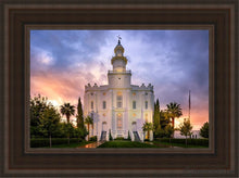 Load image into Gallery viewer, St. George Afterglow Open Edition Canvas / 12 X 18 Brown Frame Art
