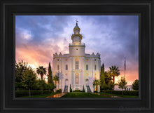 Load image into Gallery viewer, St. George Afterglow Open Edition Canvas / 24 X 36 Black Frame Art
