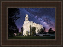 Load image into Gallery viewer, St. George Celestial Open Edition Canvas / 12 X 18 Brown Frame Art
