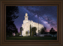 Load image into Gallery viewer, St. George Celestial Open Edition Canvas / 20 X 30 Brown Frame Art
