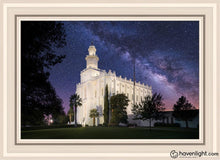 Load image into Gallery viewer, St. George Celestial Open Edition Canvas / 20 X 30 White Frame Art
