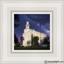 Load image into Gallery viewer, St. George Celestial Open Edition Canvas / 6 X White Frame Art
