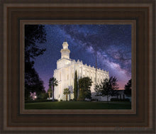 Load image into Gallery viewer, St. George Celestial Open Edition Canvas / 8 X 10 Brown Frame Art
