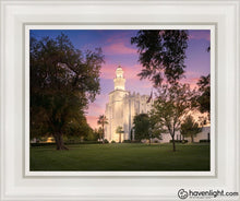 Load image into Gallery viewer, St. George Enlightenment Open Edition Canvas / 11 X 14 White Frame Art
